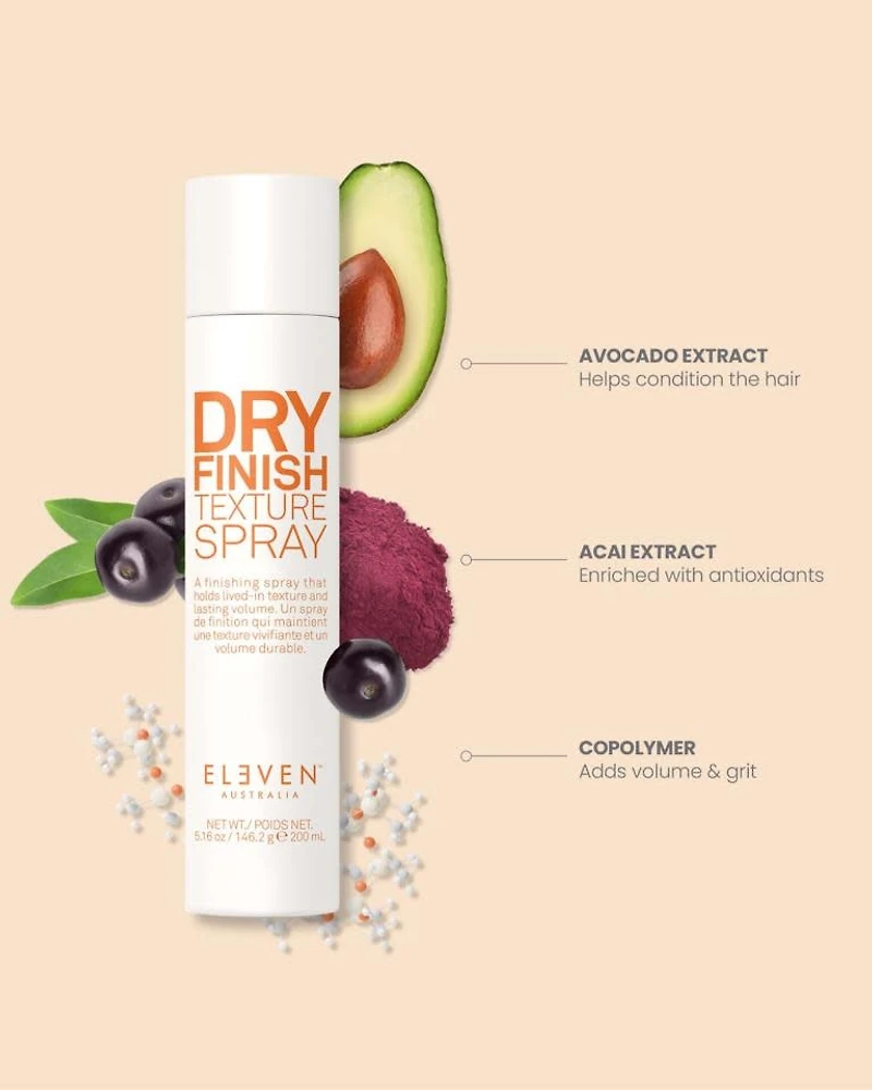 ELEVEN Australia - DRY FINISH | Texture Spray / Spray Texturisant (168ml/5oz)