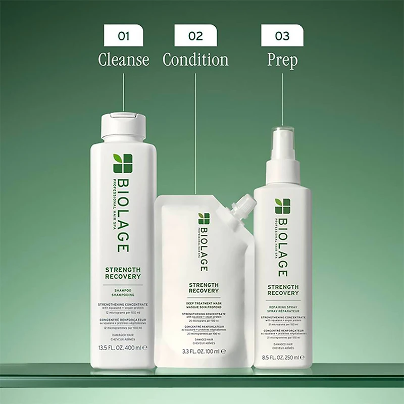 Biolage | Strength Recovery | Masque Soin Profond (100 ml / 3.3 oz) – Réparation Intense Et Anti-Casse