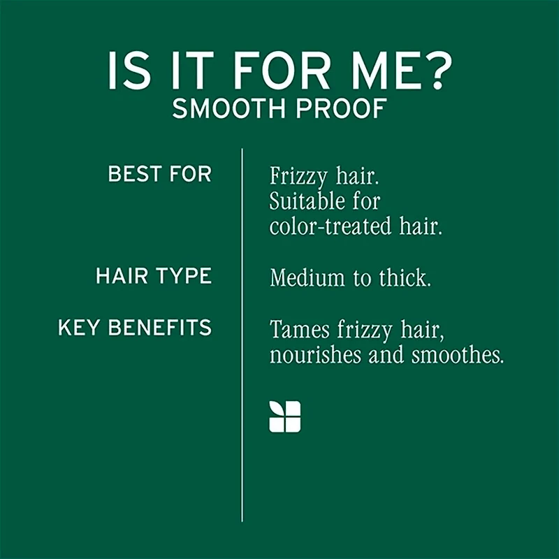 Biolage | Smooth Proof | Crème Sans Rinçage (200 ml / 6.8 oz) – Lissage, Anti-Frisottis Et Brillance Légère