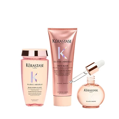 Gloss Absolu | Haircare Routine | Shine Care Set – Hydration, Gloss & Color Care