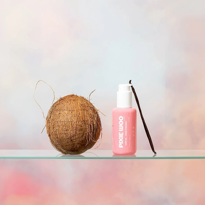 Huile Cheveux (100 ml / 3.4 oz) | Coco Vanille | Nutrition & Brillance