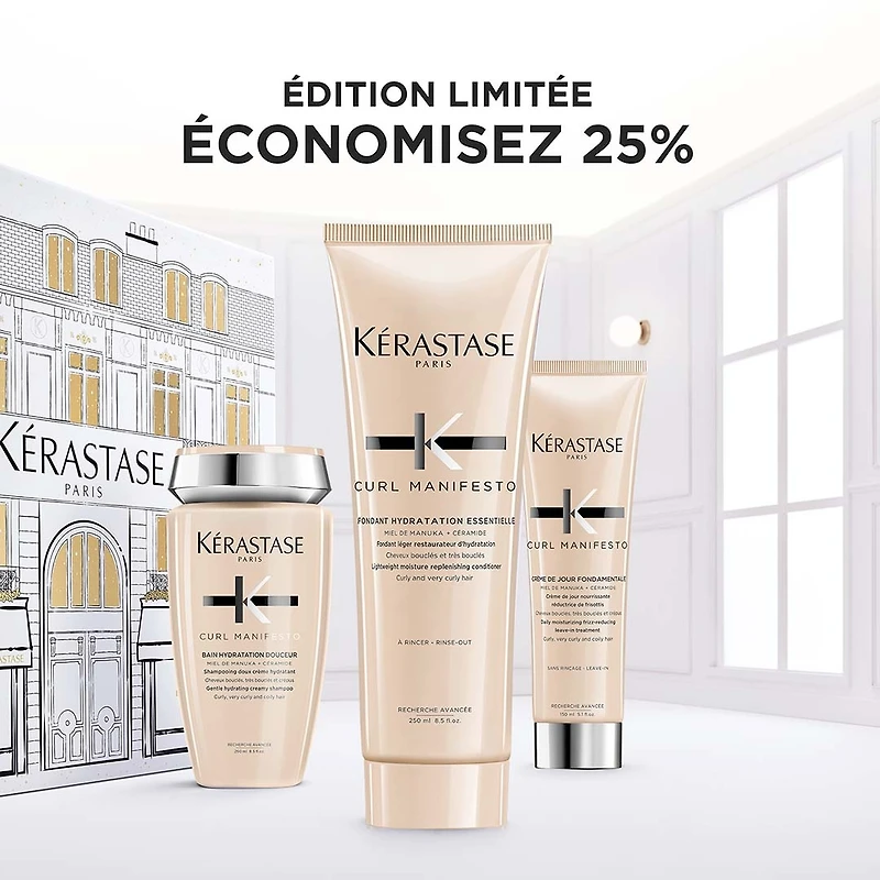 Curl Manifesto | Coffret des Fêtes 2025 | Hydratation & Définition des Boucles