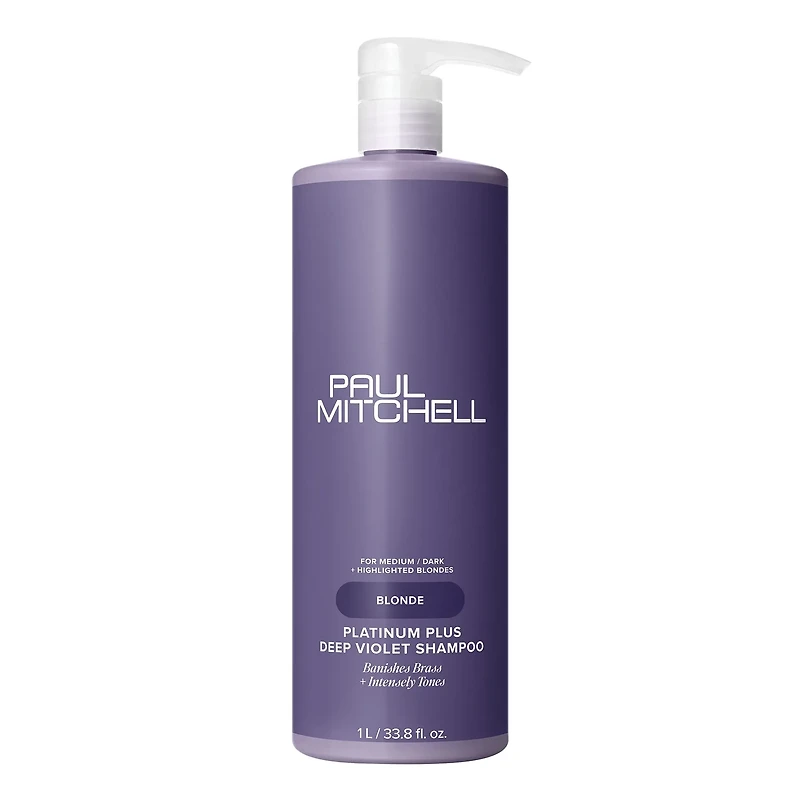 PAUL MITCHELL - BLONDE | PLATINUM PLUS . Shampooing Violet Foncé / Deep Shampoo