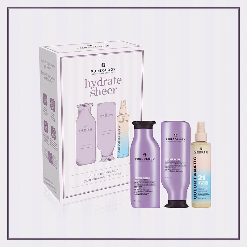 PUREOLOGY - *Coffret . Fêtes . 2025 | HYDRATE . SHEER pour Cheveux Fins et Secs