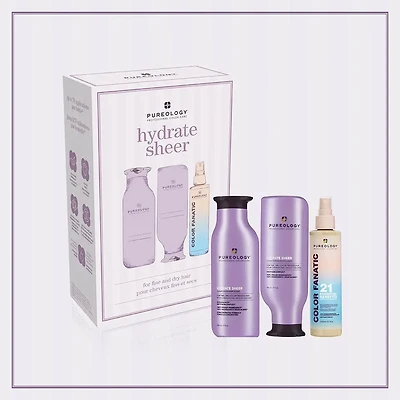 PUREOLOGY - *Coffret . Fêtes . 2025 | HYDRATE . SHEER pour Cheveux Fins et Secs