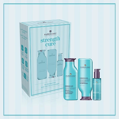 PUREOLOGY - *Coffret . Fêtes . 2025 | STRENGTH CURE pour Cheveux Endommagés
