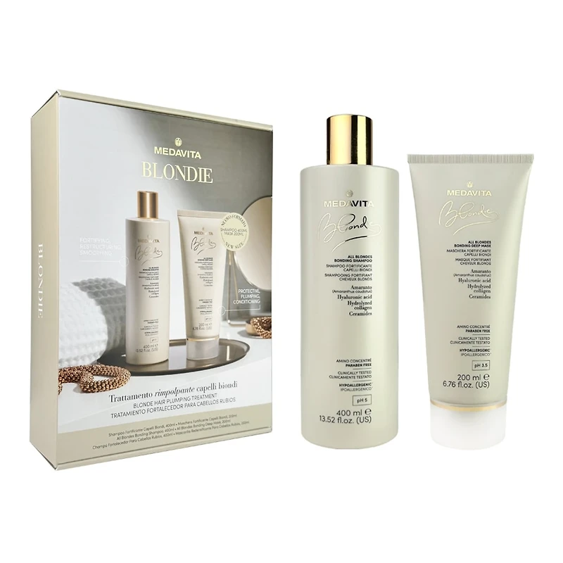 Blondies | Coffret Fêtes 2025 | Fortifiant Cheveux Blonds — Force, Souplesse & Éclat