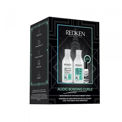 Acidic Bonding Curls | Coffret Fêtes 2025 | Boucles & Force — Définition, Anti-Frisottis & pH Équilibré