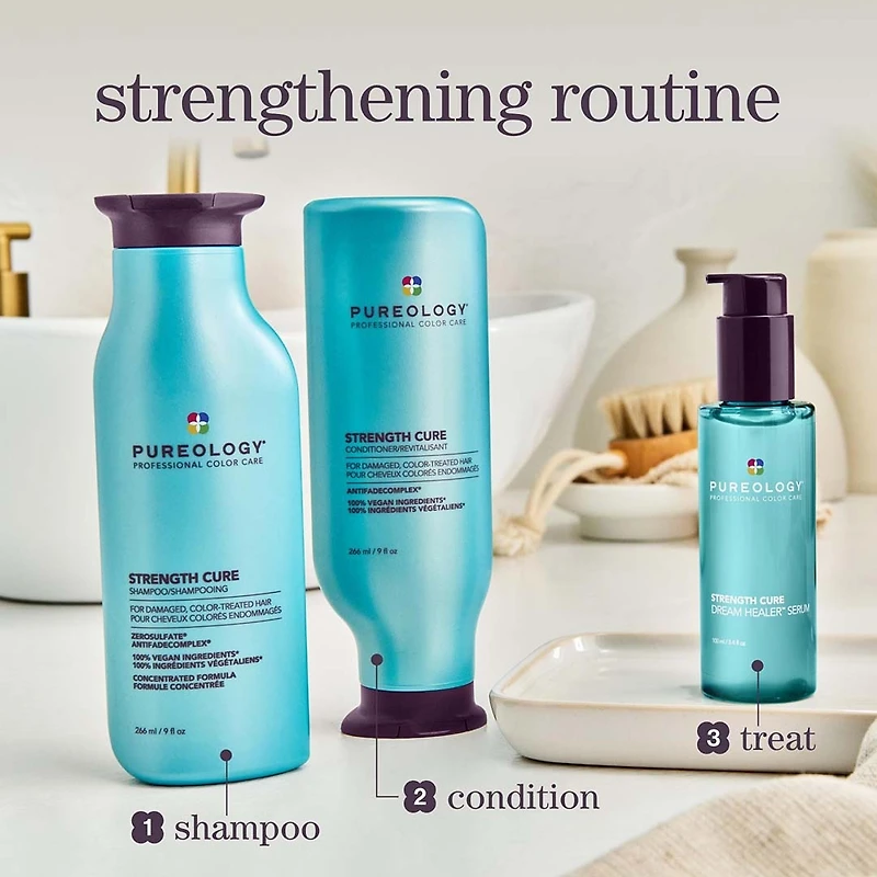 Strength Cure | Coffret Fêtes 2025 | Cheveux Endommagés — Force & Réparation