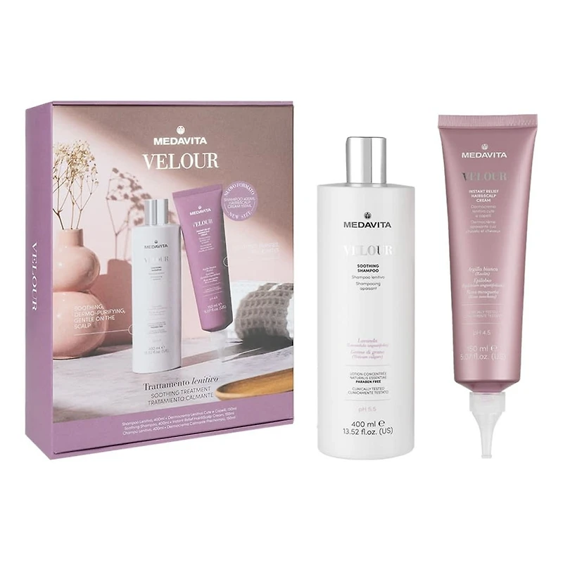 Velour | Coffret Fêtes 2025 | Calmant — Confort Cuir Chevelu Sensible