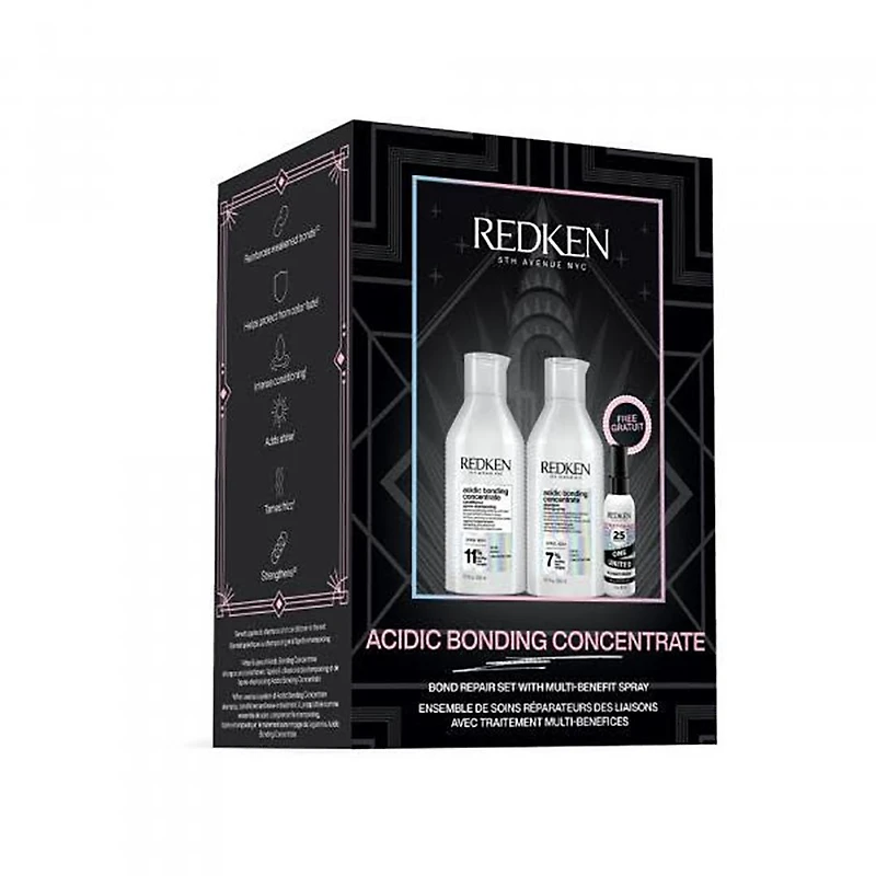 Acidic Bonding Concentrate | Coffret Fêtes 2025 | Réparation & Force — Anti-Casse & Protection pH