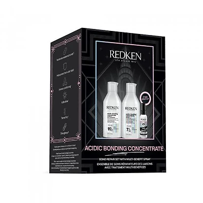 Acidic Bonding Concentrate | Coffret Fêtes 2025 | Réparation & Force — Anti-Casse & Protection pH