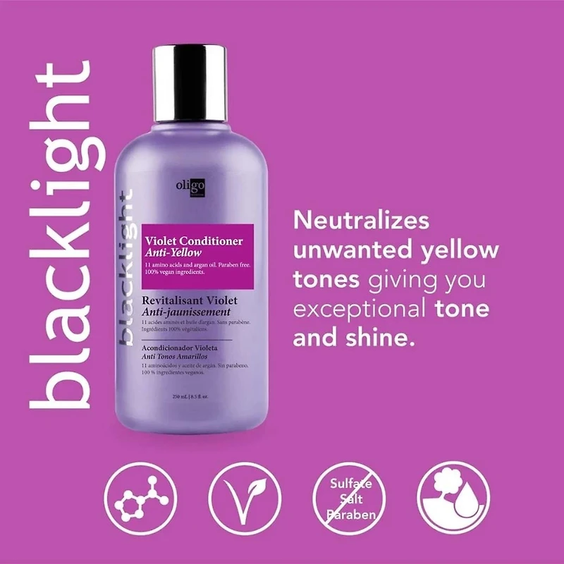 Blacklight Violet | Coffret Fêtes 2025 | Anti-Jaunissement — Blond Froid & Éclat