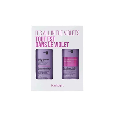 Blacklight Violet | Coffret Fêtes 2025 | Anti-Jaunissement — Blond Froid & Éclat