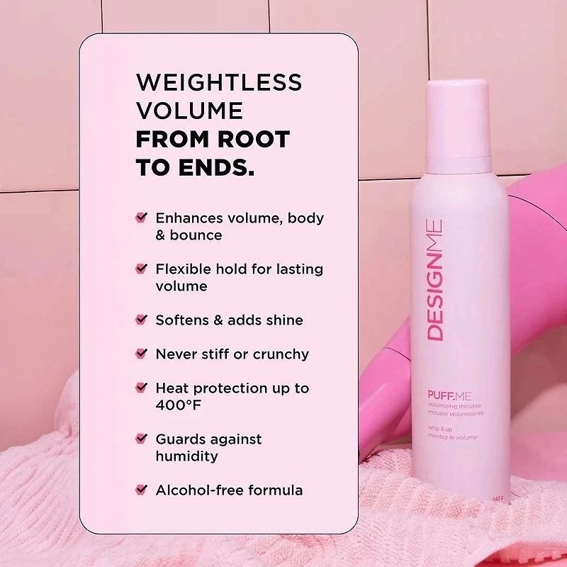Ornements Puff.me | Mousse Volumisante | Coffret Fêtes 2025 — Corps, Tenue & Légèreté