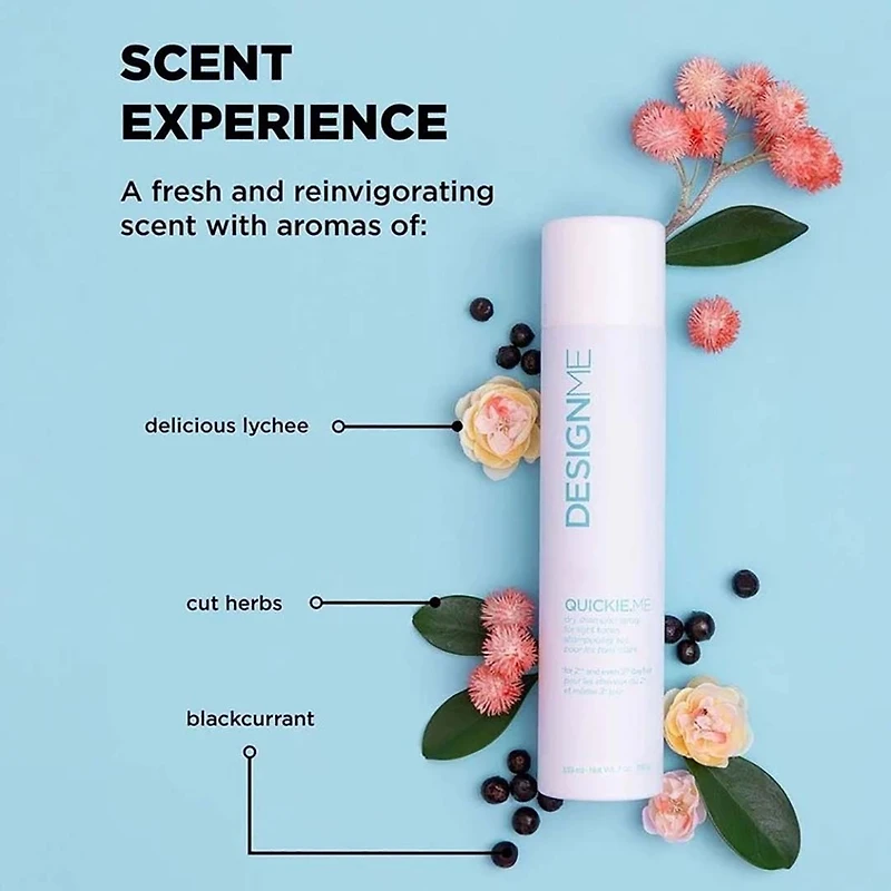 Ornements Quickie.me | Shampooing Sec Tons Clairs | Coffret Fêtes 2025 — Fraîcheur Express & Volume Léger  US