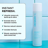 Ornements Quickie.me | Shampooing Sec Tons Foncés | Coffret Fêtes 2025 — Fraîcheur Express & Volume Léger