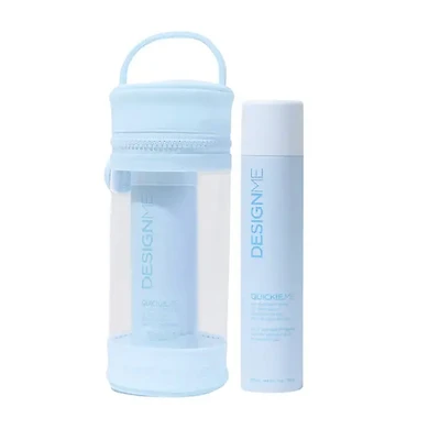Ornements Quickie.me | Shampooing Sec Tons Foncés | Coffret Fêtes 2025 — Fraîcheur Express & Volume Léger