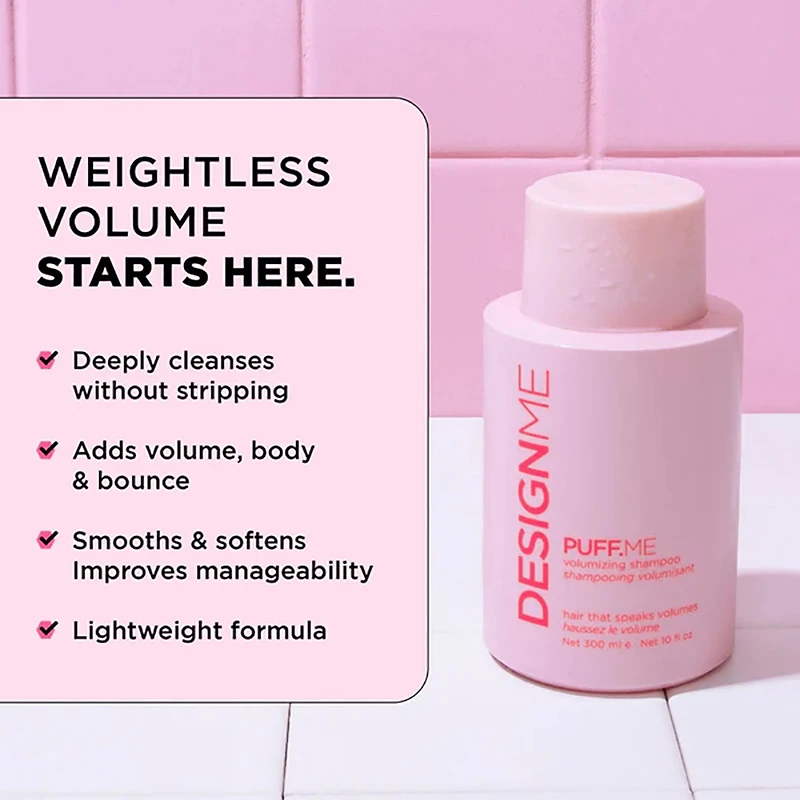 Cheveux de Rêve Puff.me  | Ensemble Volume | Coffret Fêtes 2025 — Corps Aérien & Tenue Souple