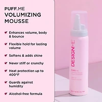 Cheveux de Rêve Puff.me  | Ensemble Volume | Coffret Fêtes 2025 — Corps Aérien & Tenue Souple