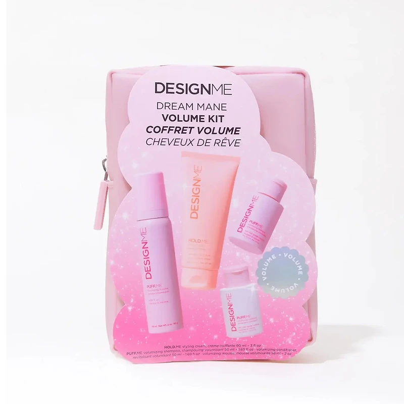 Cheveux de Rêve Puff.me | Ensemble Volume | Coffret Fêtes 2025 — Corps Aérien & Tenue Souple