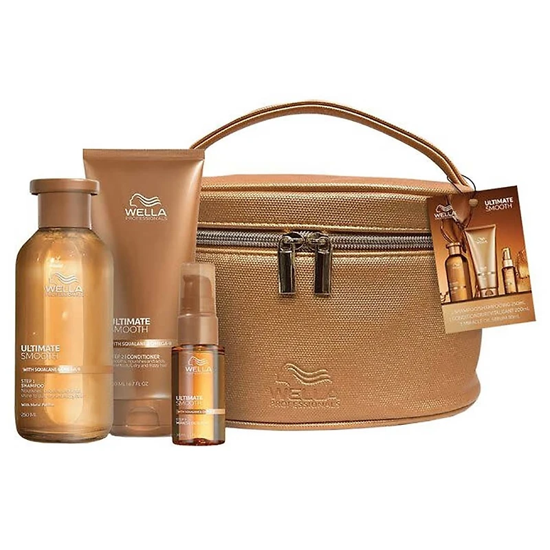 Wella | Ultimate Smooth — Coffret Fêtes 2025 Lissage, Brillance & Anti-Frisottis