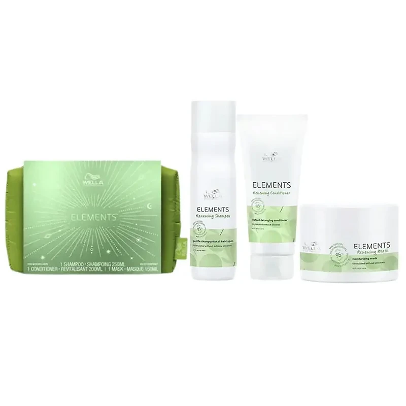 Wella | Elements Holiday Gift Set 2025 — Renewing Care, Softness & Natural Shine