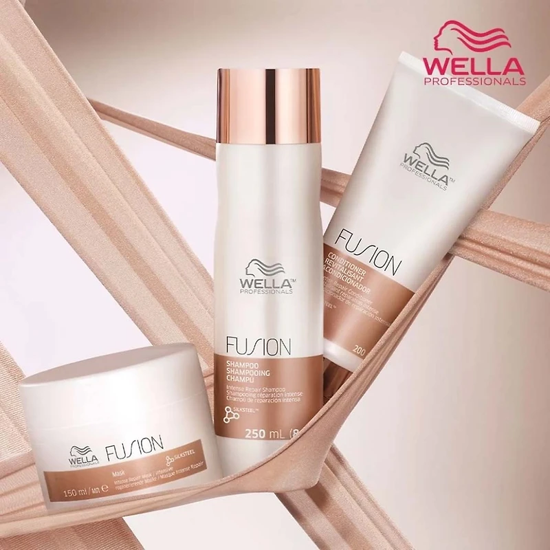 Wella | Fusion — Coffret Fêtes 2025 — Réparation Intense & Douceur Soyeuse