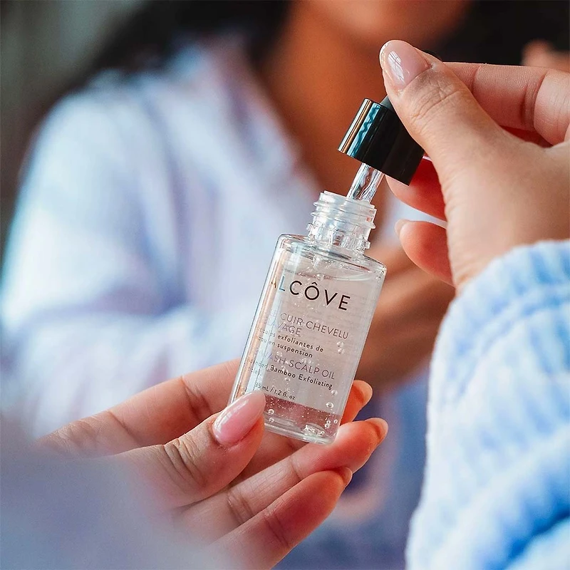 Alcove | Scalp Pre-Wash Oil (35 ml / 1.2 oz) — Nurture your scalp with gentle care.