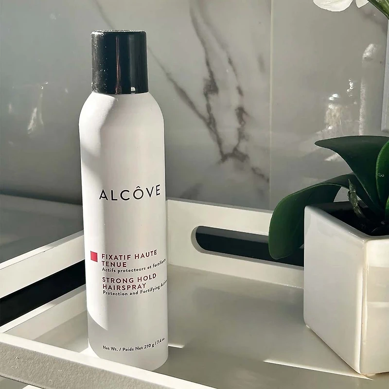 Alcove | Styling | High Hold Hairspray (210 g / 7.4 oz) — Hold your style with elegance and confidence.