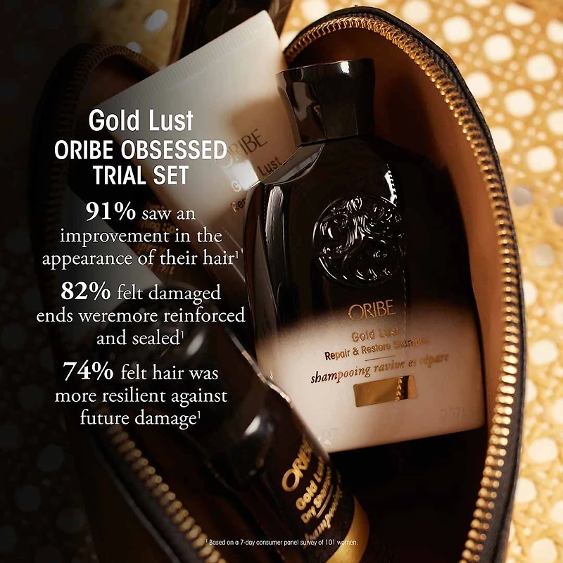 Oribe | Gold Lust & Signature — Coffret Fêtes 2025 — Répare, Nourrit & Texture Iconique