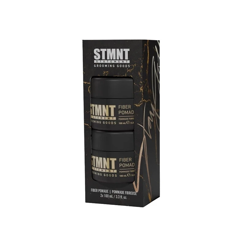 STMNT | Coffret Fêtes 2025 | Duo de Pommades Fibreuses / Fiber Pomade Duo (2 x 100 ml)