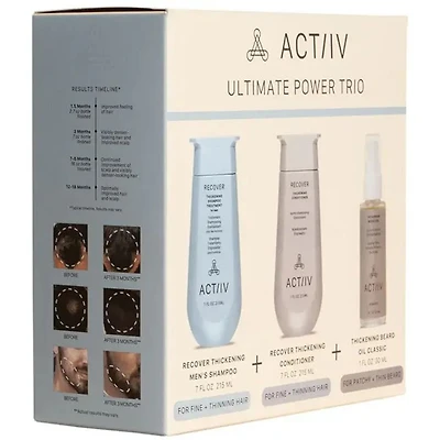 Act/iv – Holiday Sets 2025 | Recover Ultimate Power Trio — Men’s Set