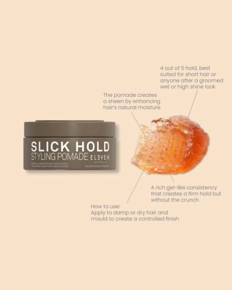 Slick Hold . Pommade Coiffante Tenue Souple / Styling Pomade (85g/3oz)