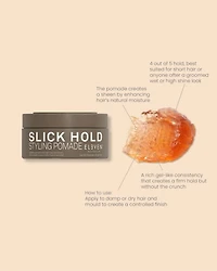 Slick Hold . Pommade Coiffante Tenue Souple / Styling Pomade (85g/3oz)