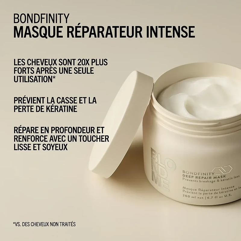 Schwarzkopf - BLONDME . BONDFINITY | Masque Réparateur Intense / Deep Repair Mask