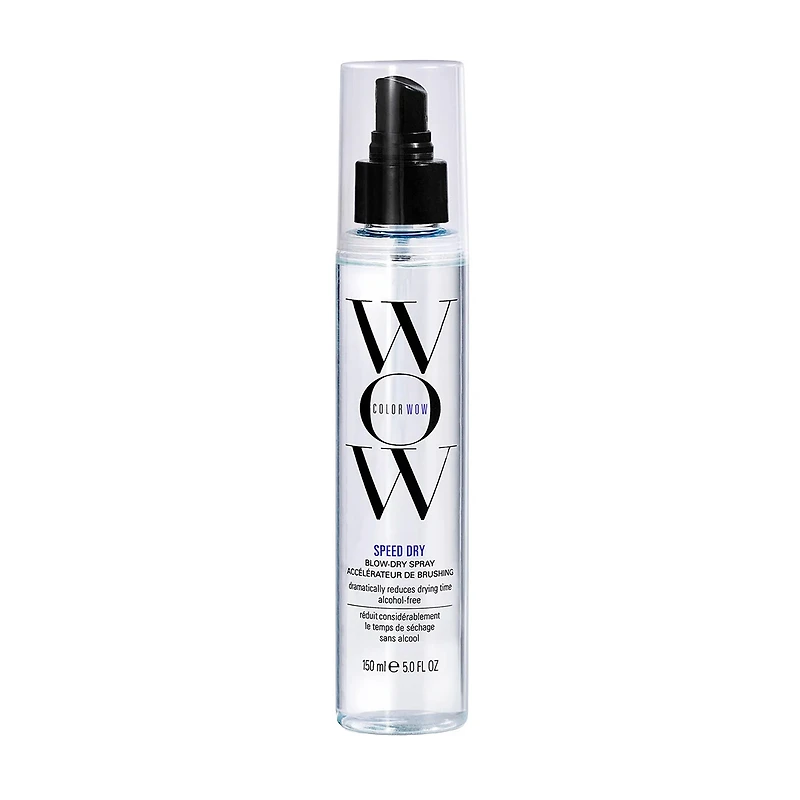 Speed Dry | Blow-Dry Accelerator (150 ml / 5.0 oz) – Heat-activated mist that cuts dry time and smooths frizz
