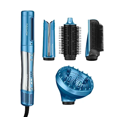 Nano Titanium | 5-in-1 Ionic Multi-Styler & Dryer – Fast Drying, Volume and Frizz Control With Versatile Attachments