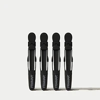 Gator Grips | Rubberized Alligator Clips (Black) – Classic Collection 4-pack for secure sectioning