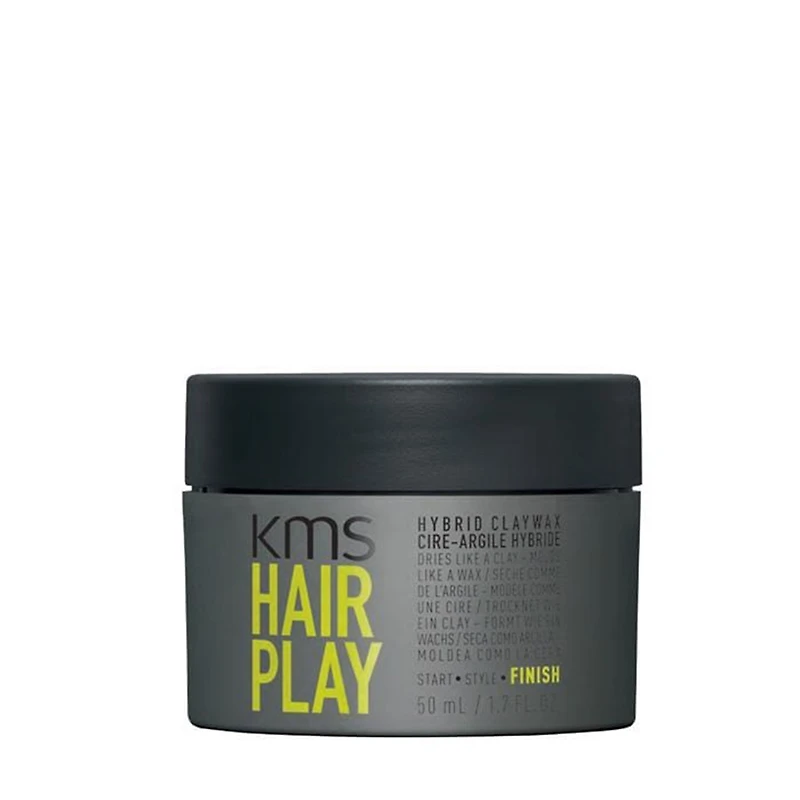 HairPlay |Cire-Argile Hybride 50ml (1.7 oz) – Texture matte et définition longue durée