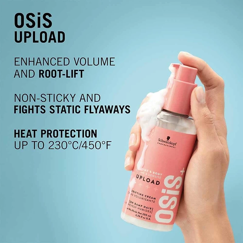 OSIS+ | Volume & Densité | Upload | Crème Volumisante (200ml/6.76oz)