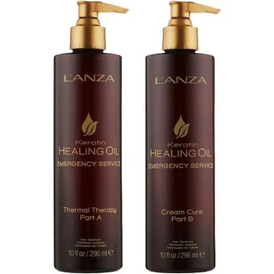 L'ANZA - ***KERATIN HEALING . OIL | EMERGENCY SERVICE Thermal Therapy Part A (296ml/10oz)
