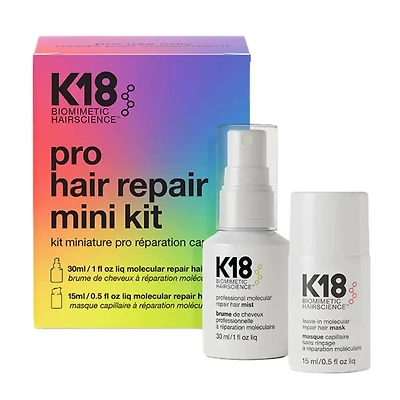 Pro Hair Repair Mini Kit | Coffret Découverte 2025 – Duo miniature réparation moléculaire