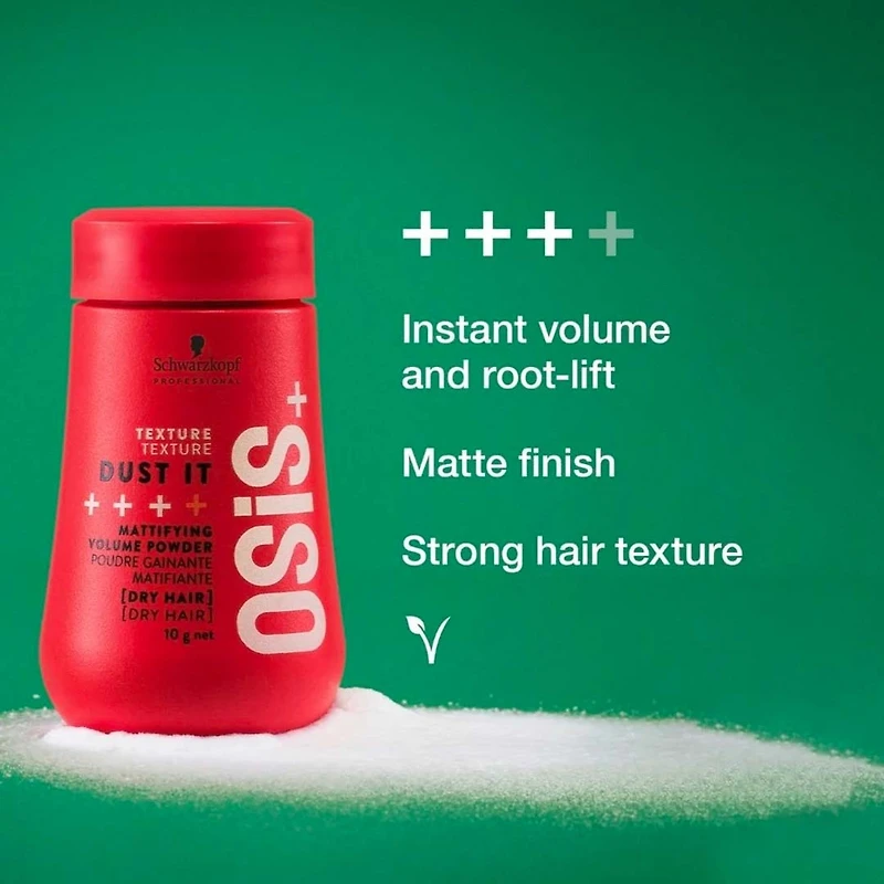 OSIS+ Dust It | Mattifying Volumizing Powder (10 g / 0.35 oz) – Instant volume with a matte finish