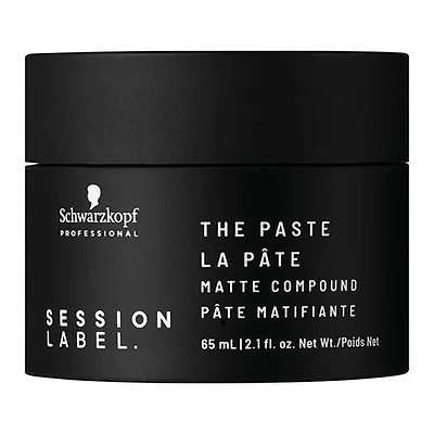 Session Label | The Paste — Matte Compound (65ml/2.1oz) - Matte styling paste that adds texture, definition and workable hold with a dry finish
