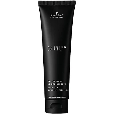 Session Label | The Definer — Curl Cream (150ml/5.1oz) - Curl-defining cream that smooths frizz and enhances natural, flexible hold
