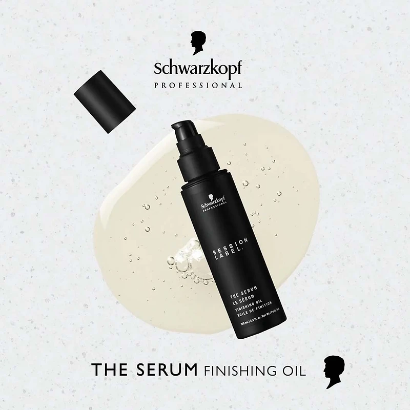 Session Label | The Serum — Finishing Oil (100ml/3.3oz) - Lightweight oil that smooths frizz, boosts shine and softens without weighing down