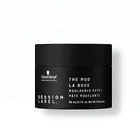 Session Label | The Mud — Mouldable Putty (65ml/2.1oz) - Flexible styling putty for natural texture, definition and reworkable control