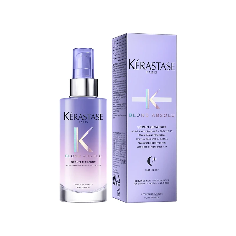 Blond Absolu | Sérum . Cicanuit – Sérum de nuit réparateur pour cheveux blonds