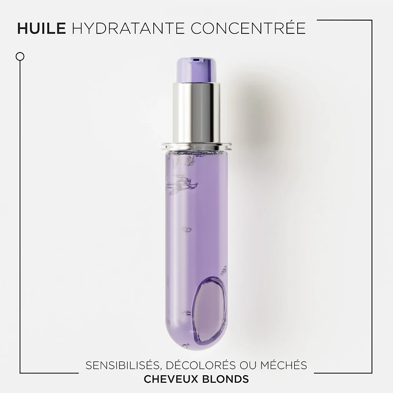 Blond Absolu | Duo Rechargeable | L'Huile Capillaire Cicagloss – Duo d’huiles réparatrices et protectrices pour cheveux blonds